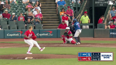 Kaelen Culpepper homers (12) on a fly ball to left field.