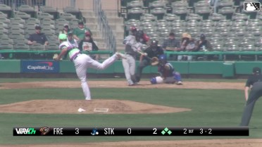 Andy Perez's grand slam extends Fresno's lead