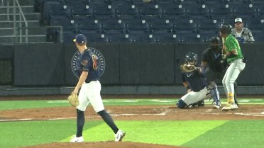 Jack Cebert ends a hitless outing with a K