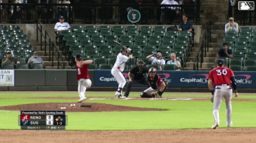 Trenton Brooks grounds out, shortstop Jose Fernandez to first baseman Tyler Locklear. Lucas Spence scores.