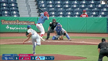 Caden Bogenpohl doubles (3) on a line drive to left fielder Enmanuel Bonilla. Reece Moroney scores. Jack Hopko scores. Tyler Spangler scores.