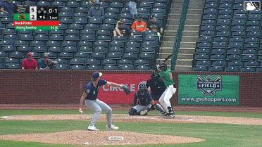 Jhonny Severino homers (10) on a fly ball to right field.