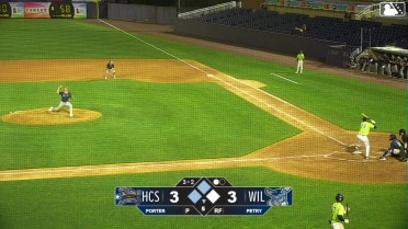 Ethan Petry singles on a sharp line drive to left fielder Quincy Scott. Devin Fitz-Gerald scores. Angel Feliz to 3rd.