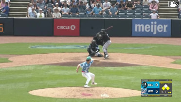 Wilfredo Lara singles on a line drive to right fielder Caleb Shpur. Esmil Valencia scores. Wilson Weber to 2nd.