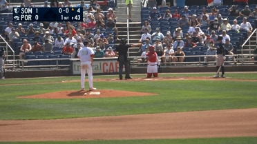 Hayden Mullins strikes out seven batters