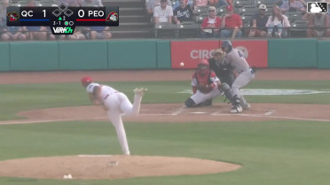Jose Cerice homers (4) on a fly ball to left field.