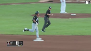 Nick Prattos first homer for El Paso