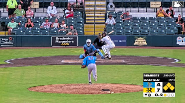 Chris Rembert singles on a soft ground ball to shortstop Jacob Lombard. Antonio Pimentel scores. Cristian Jauregui to 3rd. Canon Reeder to 2nd.