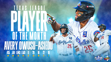Avery Owusu-Asiedu Named Texas League Player of the Month for August