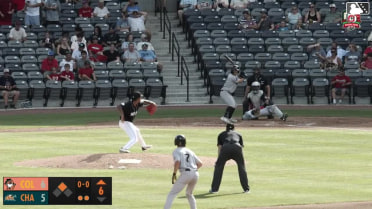 Luke Waddell singles on a ground ball to left fielder Kien Vu. Dalton McIntyre scores.