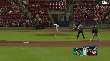 Diego Guzman singles on a ground ball to right fielder Yasser Mercedes. Jose Cerice scores. Trevor Werner to 2nd.