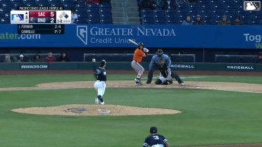 Nate Furman homers (4) on a fly ball to right field. Zach Morgan scores.