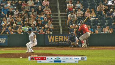 Riley Adams homers (14) on a fly ball to center field.