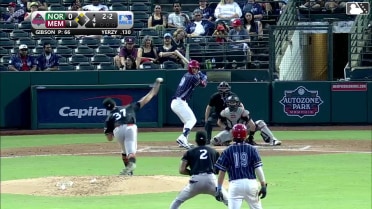 Trey Gibson In play, run(s) to Andy Yerzy