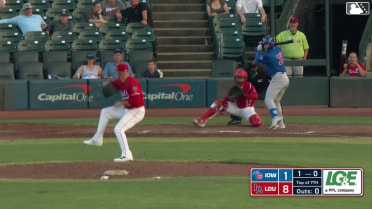 Scott Kingery homers (1) on a fly ball to left field. Christian Bethancourt scores.