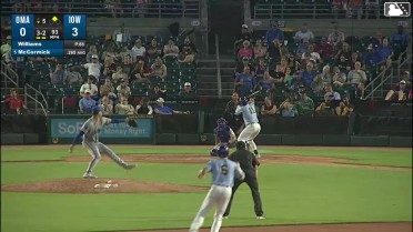 Chas McCormick singles on a ground ball to left fielder Drew Waters. Owen Miller scores.