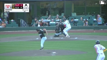 Jose Siri lines into a double play, shortstop Mason McCoy to second baseman Clay Dungan. Trey Mancini out at 2nd.