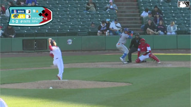 Ronald Hernandez triples (1) on a sharp line drive to right fielder Carter Mathison.