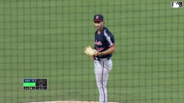 Mitch White's seventh strikeout