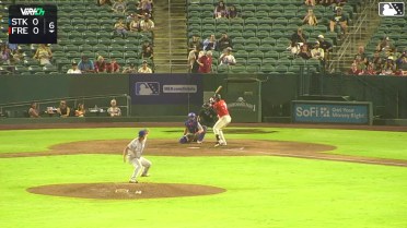 Daniel Jackson homers (3) on a fly ball to right center field.