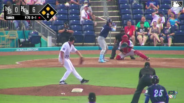 Ethan Conrad lines into an unassisted double play, first baseman Adrian Gil. Alexis Hernandez out at 1st.