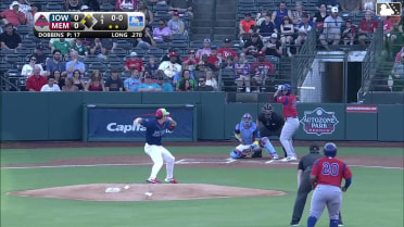 Jonathon Long singles on a line drive to left fielder Joshua Báez. BJ Murray scores. Moisés Ballesteros scores.