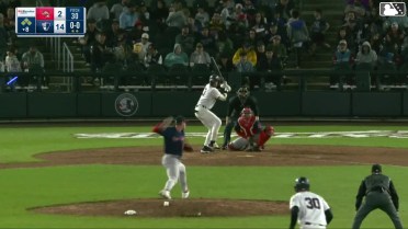 Coby Morales hits a grand slam (2) to center field. Jace Avina scores. Garrett Martin scores. Marco Luciano scores.