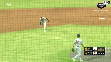 Gregory Barrios' slick barehanded play