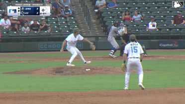 Manuel Pena singles on a ground ball to right fielder Lucas Spence. Druw Jones scores.