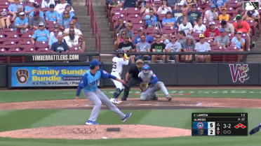 Luis Lameda grounds out, shortstop Angel Cepeda to first baseman Josiah Hartshorn. Luiyin Alastre scores. Tyler Rodriguez to 3rd. Juan Baez to 2nd.