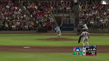 Yasser Mercedes singles on a ground ball to left fielder Jose Escobar. Graham Brown scores. Dameury Pena to 3rd.