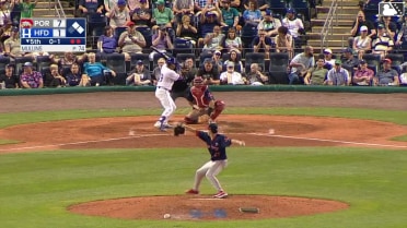 Bryant Betancourt singles on a line drive to right fielder Caden Rose. Roc Riggio scores. Andy Perez to 3rd.