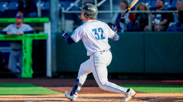 Luke Stevenson homers (7) on a fly ball to right center field.