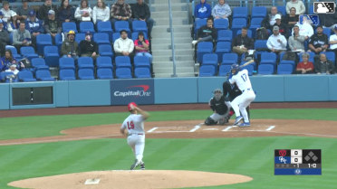 Jaron Elkins homers (6) on a fly ball to right field.