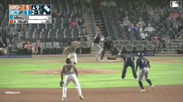 Theo Gillen singles on a ground ball to left fielder Tucker Flint. Jadher Areinamo scores. Will Simpson to 2nd.