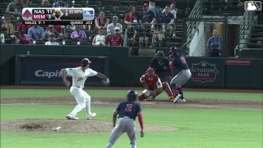 Jeferson Quero homers (8) on a fly ball to left field. Greg Jones scores.