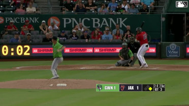 Deyvison De Los Santos homers (7) on a fly ball to left field. Andrew Pintar scores.