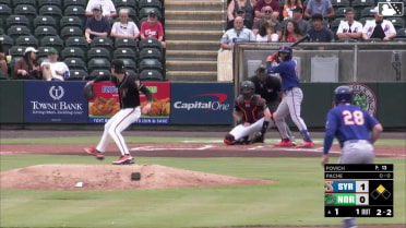 Cade Povich In play, run(s) to Cristian Pache