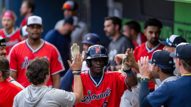 Cameron Launches Pair of Home Runs in Rain-Shortened Win