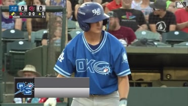 Elijah Hainline's first Triple-A hit