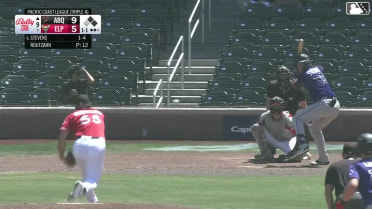 Chad Stevens singles on a sharp line drive to center fielder Mason McCoy. Charlie Condon scores. Jordan Beck to 2nd.