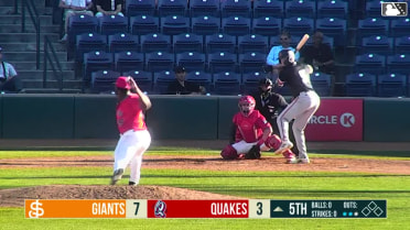 Cam Maldonado homers (13) on a fly ball to center field.