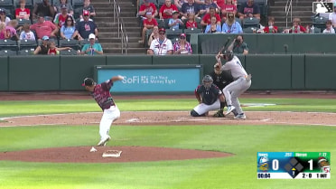 Druw Jones homers (4) on a fly ball to right center field.