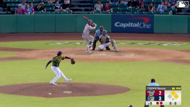 Orlando Martinez singles on a line drive to left fielder Albert Fabian. Frainyer Chavez scores. Rafe Perich to 2nd.