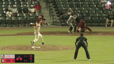Luke Waddell out on a sacrifice fly to right fielder Austin Hendrick. Carson Taylor scores.