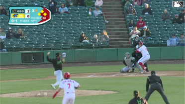 Raider Tello out on a sacrifice fly to center fielder Edward Florentino. Carter Mathison scores.