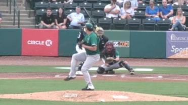 Landon Beidelschies' third strikeout in debut