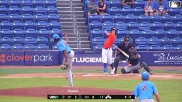 Carson Benge's first professional home run