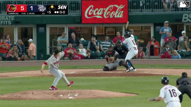 Felix Reyes homers (13) on a fly ball to left field. Caleb Ricketts scores.