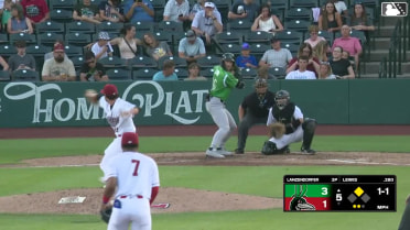 Tyson Lewis singles on a line drive to left fielder Samuel Munoz. Jacob Friend scores.